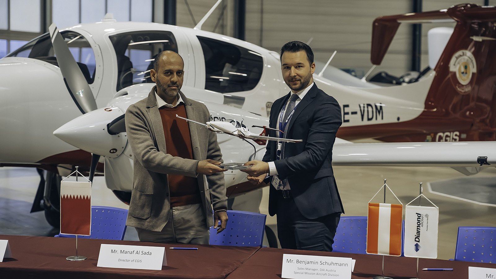 Diamond Aircraft successfully delivers the first DA62 MPP to the Centre